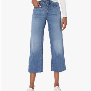 Daily Ritual Women's Relaxed Fit Wide-Leg Crop Jean